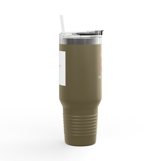 Funny Insulated Travel Mug, 40oz - Perfect for Coffee Lovers, Gifts for Friends, Humor, Travel, Everyday Use